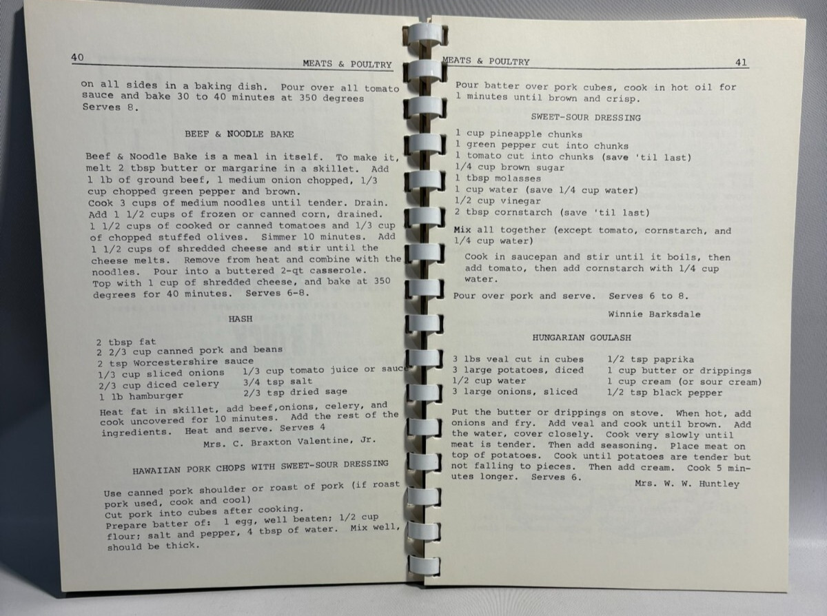 Manna From Heaven Cookbook, St. James Church Richmond Virginia, 1967 Revised Ed
