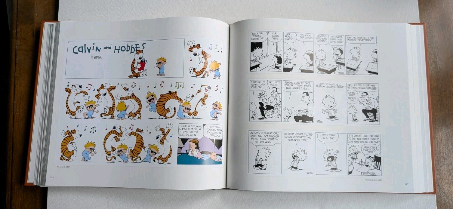 Complete Calvin and Hobbes by Bill Watterson 2005 Hardcover w Slipcase 3 Volumes