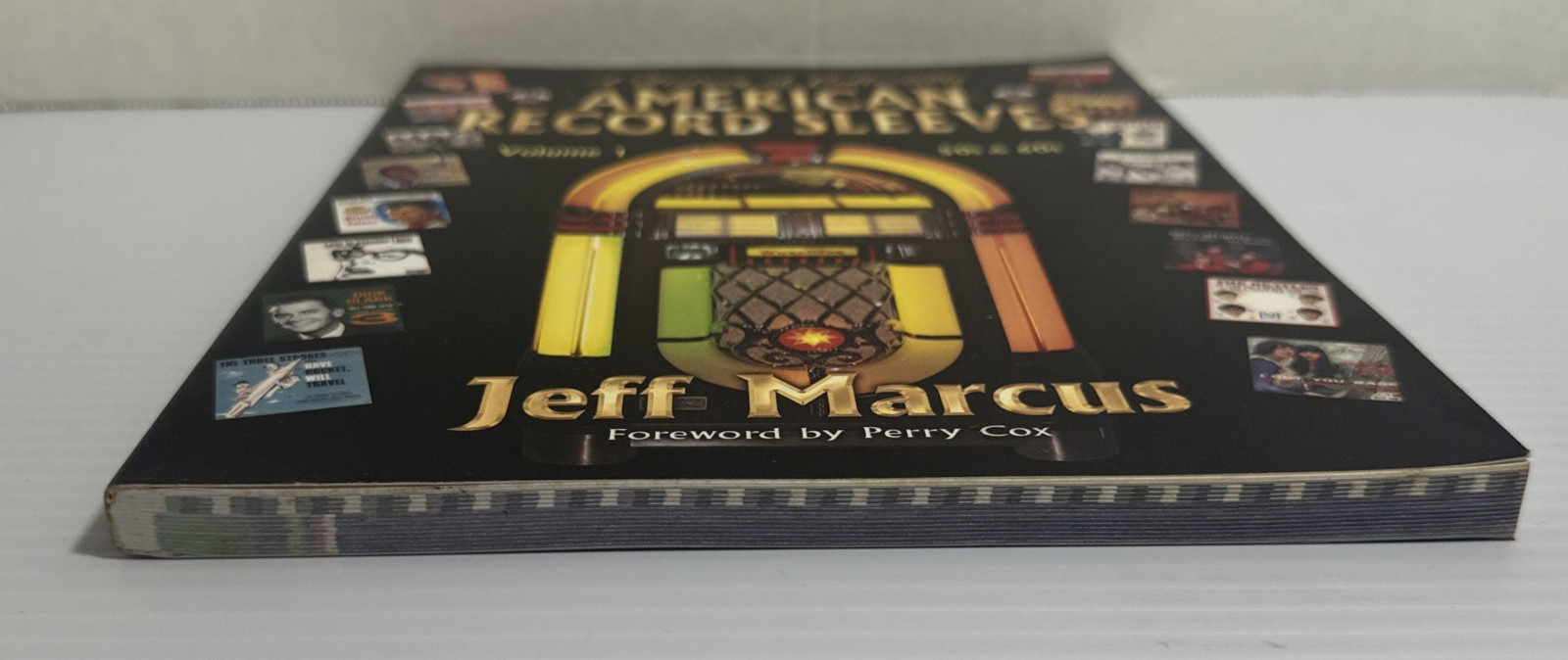 SIGNED History Of Collectible American Record Sleeves Vol 1 50s 60s Jeff Marcus