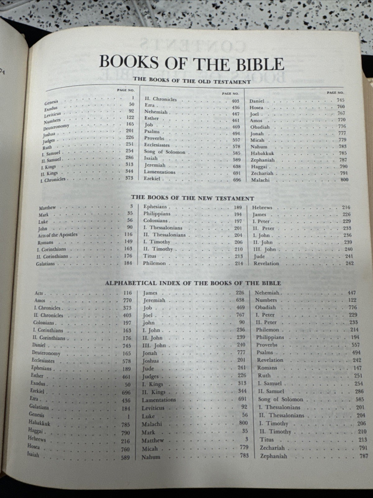 Vintage 1966 Bible Fam Edition KJV Southwestern Company L White Gold Hardcover