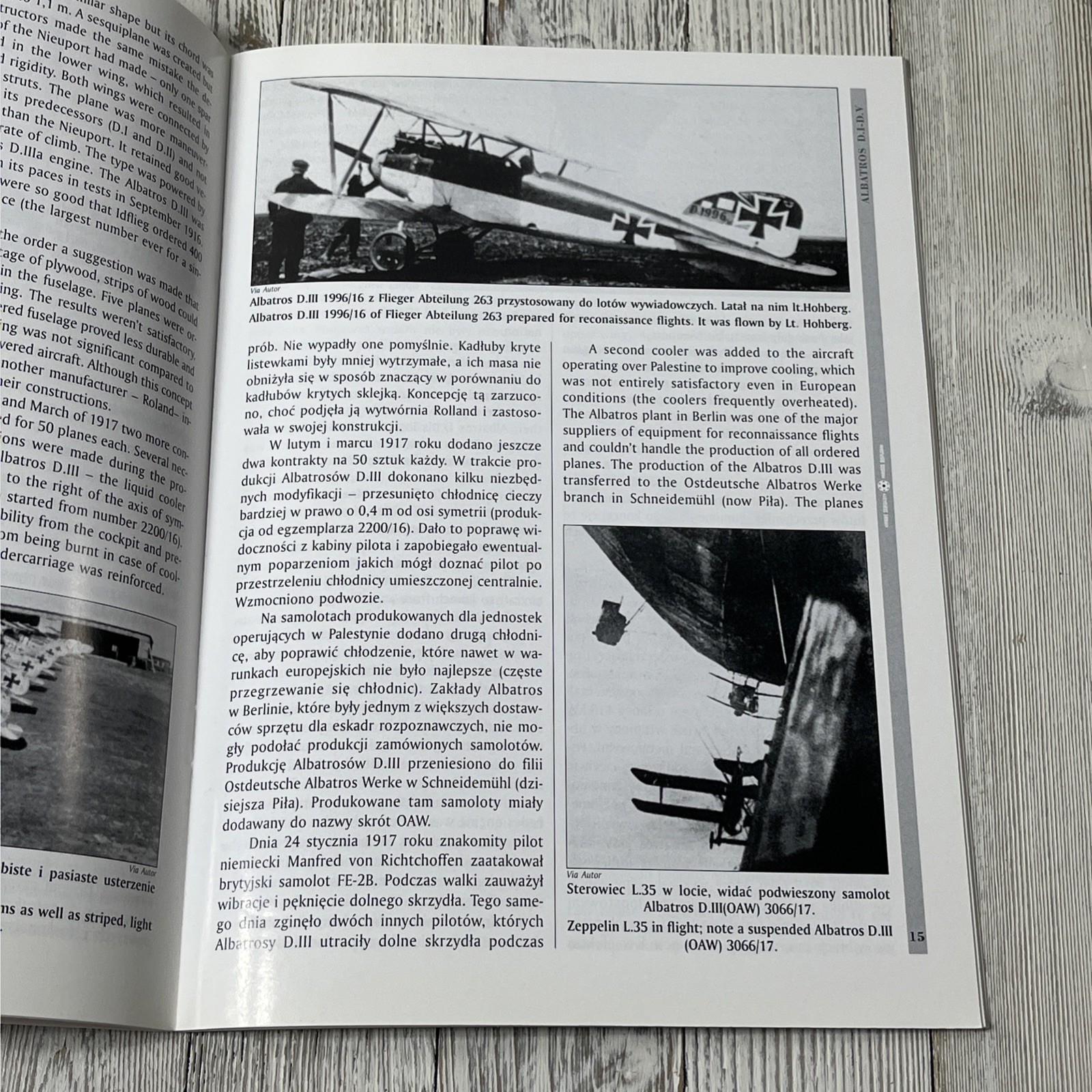 Kagero 5005 Albatros D.I-D.V Polish English NO DECALS