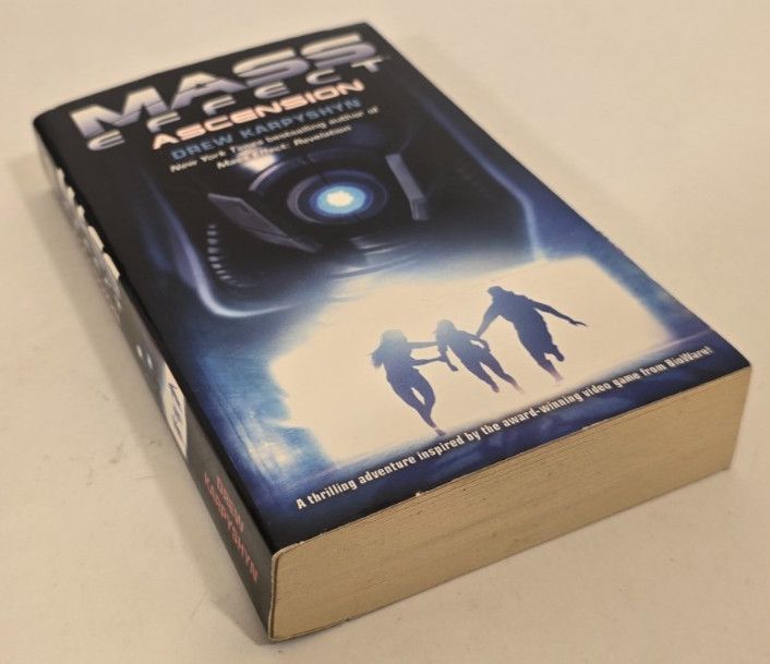 Mass Effect Paperback Books, Lot of 5 Mass Market Books.