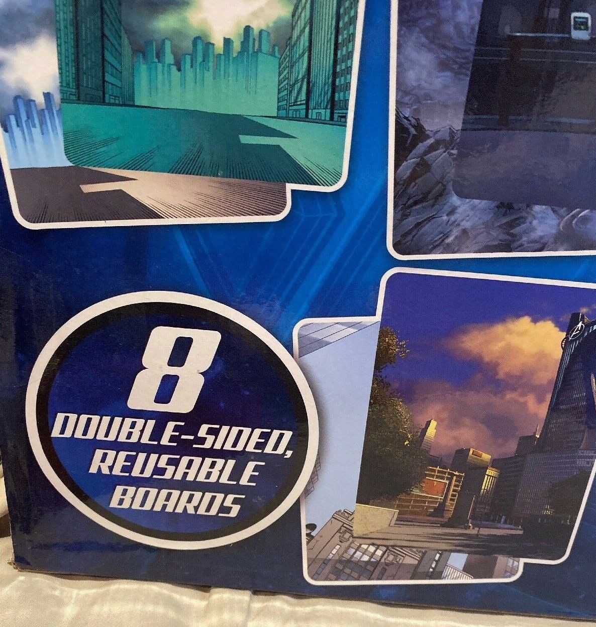 Avengers Jumbo Create A Scene Kit 1000+ Repositionsal Stickers NEW