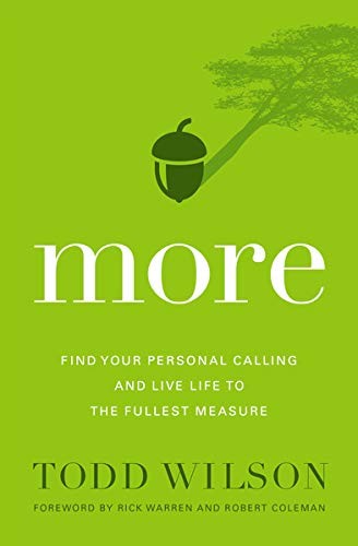 MORE: FIND YOUR PERSONAL CALLING AND LIVE LIFE TO THE By Todd Wilson & NEW