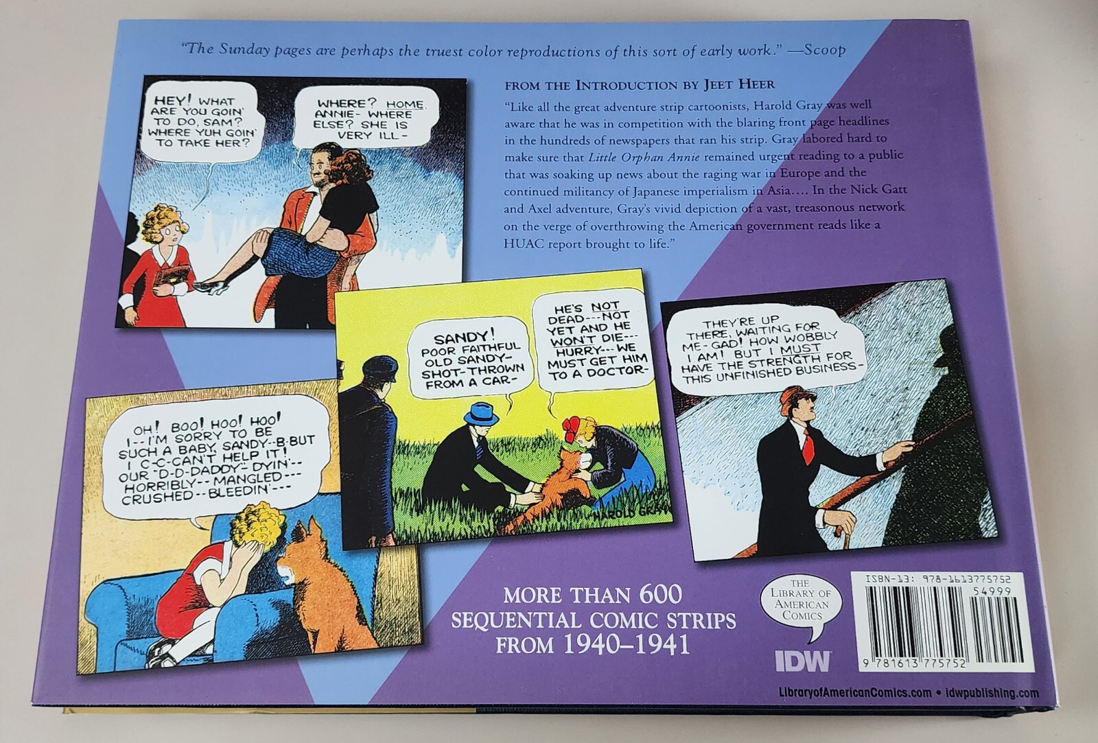 COMPLETE LITTLE ORPHAN ANNIE VOLUME 9 (IDW 2013 HCDJ ~ Harold Gray) NEW