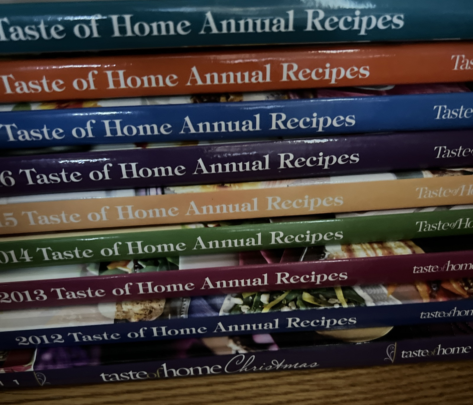 Lot Of 21 Taste Of Home Hardcover Books Annual Recipes Contest 1990s 2000s