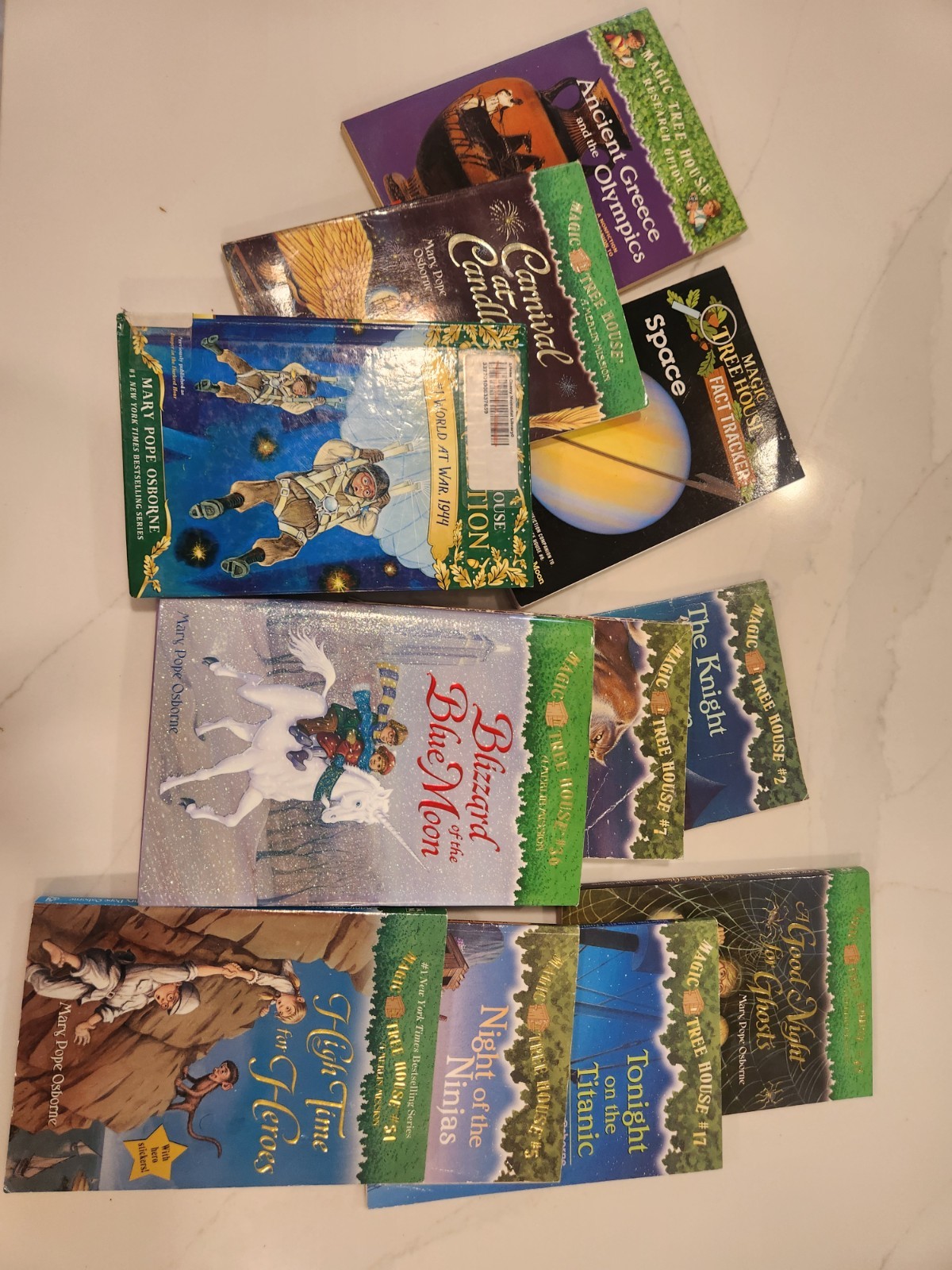 Magic Tree House Book Lot Mary Pope Osborne 11 Paperbacks Kids Chapter Books