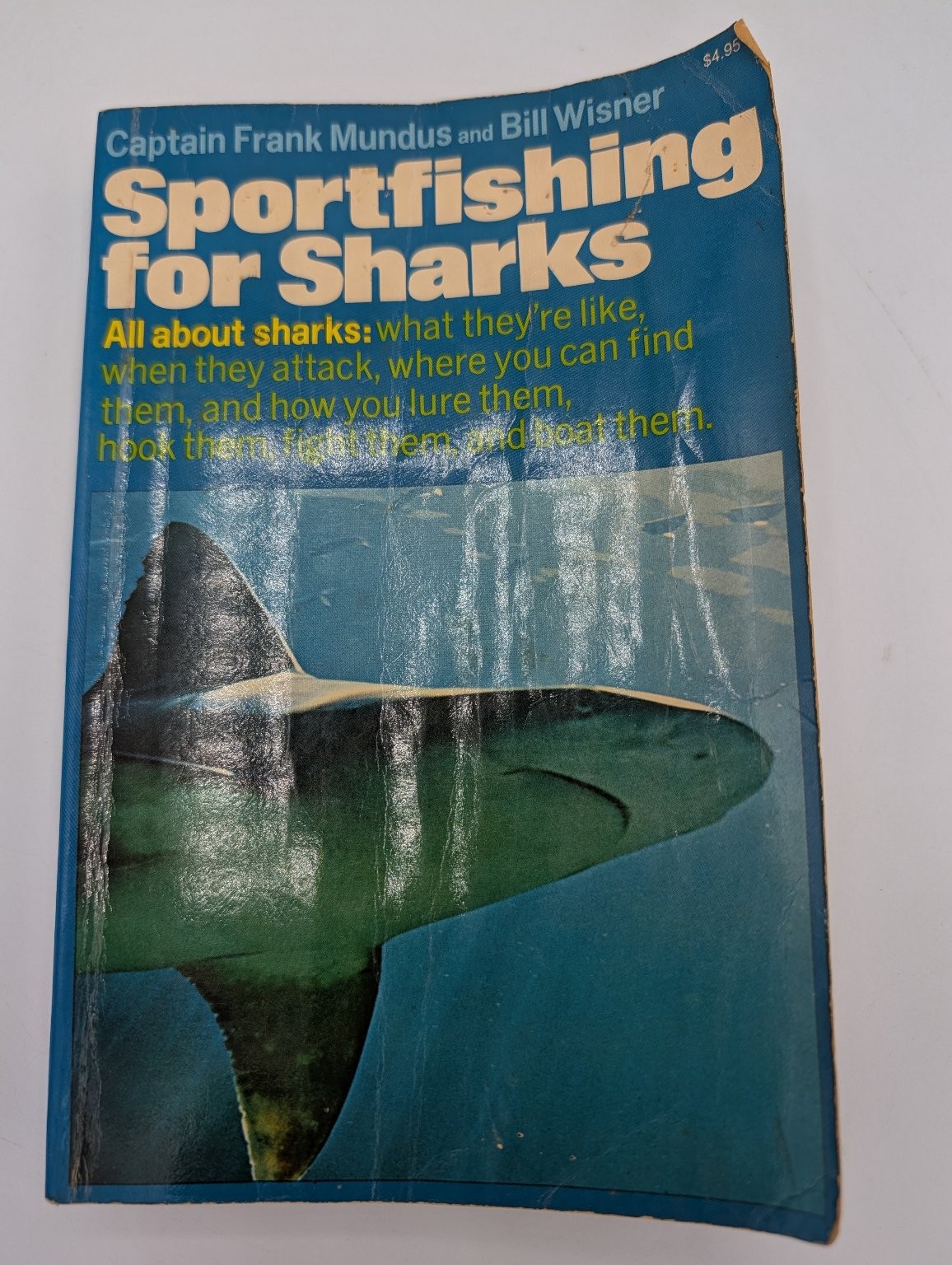 Sportfishing for Sharks Mundus Wisner 1976 Paperback Fishing Marine Life