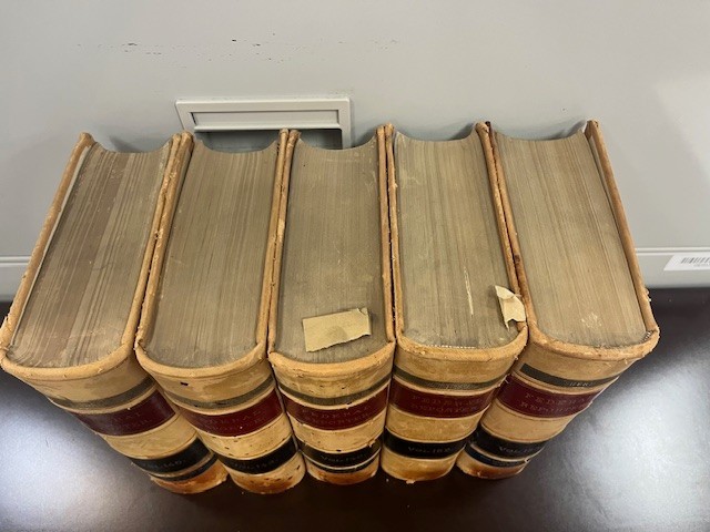 Lot of 5 Federal Reporter Antique Law Books 1900s Vols 145 148 149 152 153