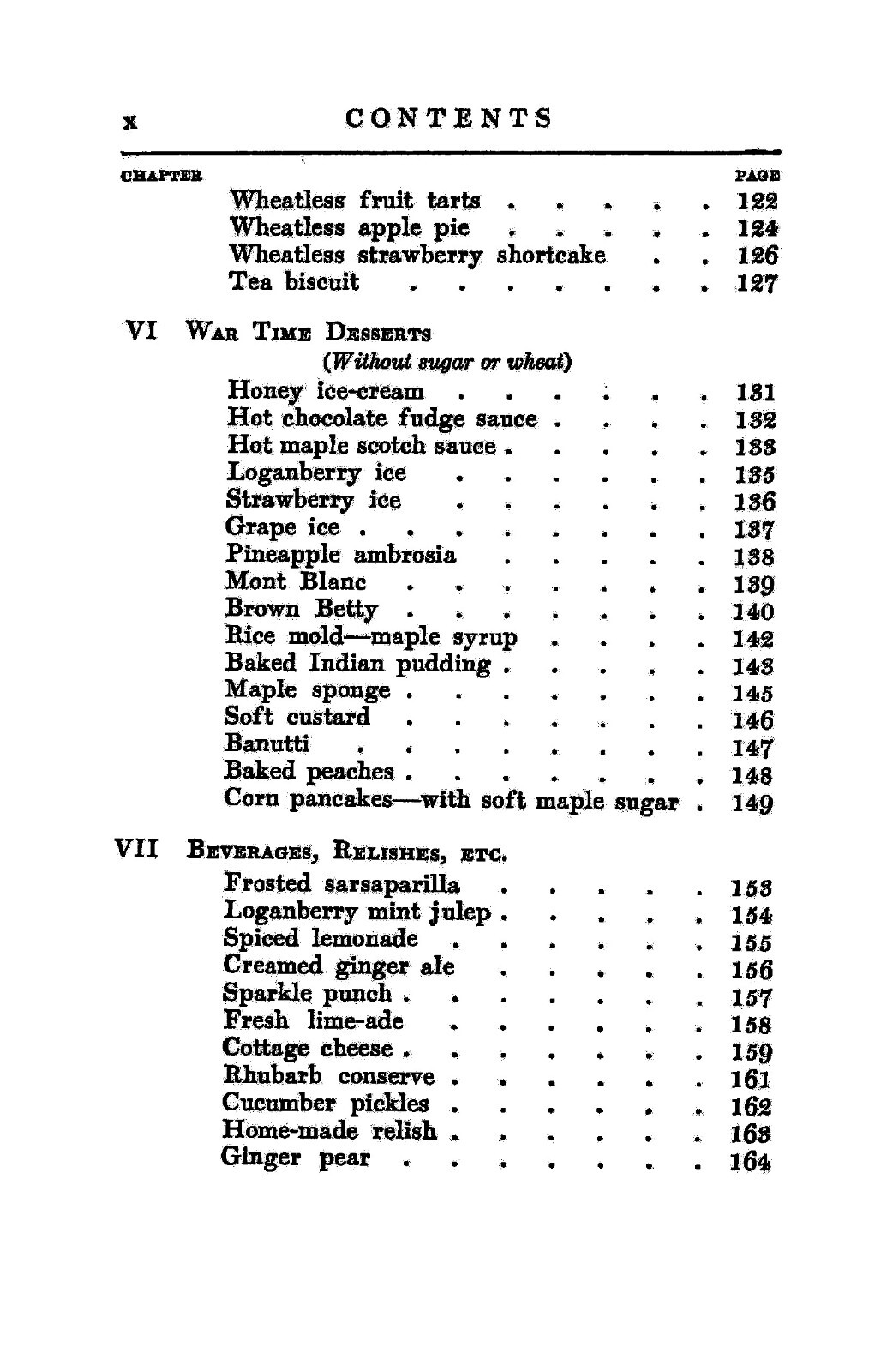 “1918” Mary Elizabeth’s War Time Recipes Cook Book 194 Pages