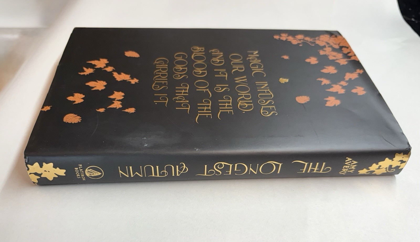Owlcrate The Longest Autumn By Amy Avery Signed Exclusive Sold Out Sprayed Edges