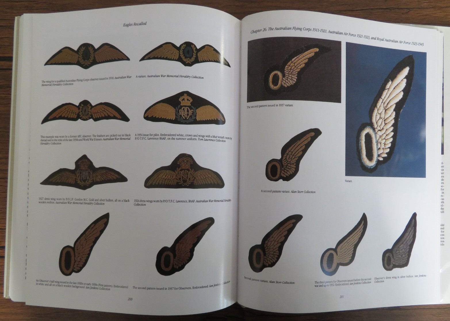 EAGLES RECALLED: AIR FORCE WINGS OF CANADA, GREAT BRITAIN & .. SIGNED BY AUTHOR
