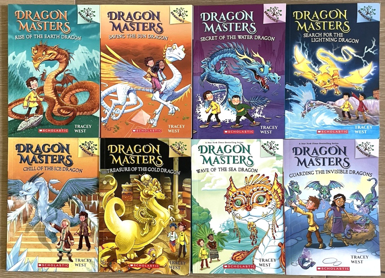 Dragon Masters Lot of 8 Children’s Chapter Books by Tracey West ~ Branches