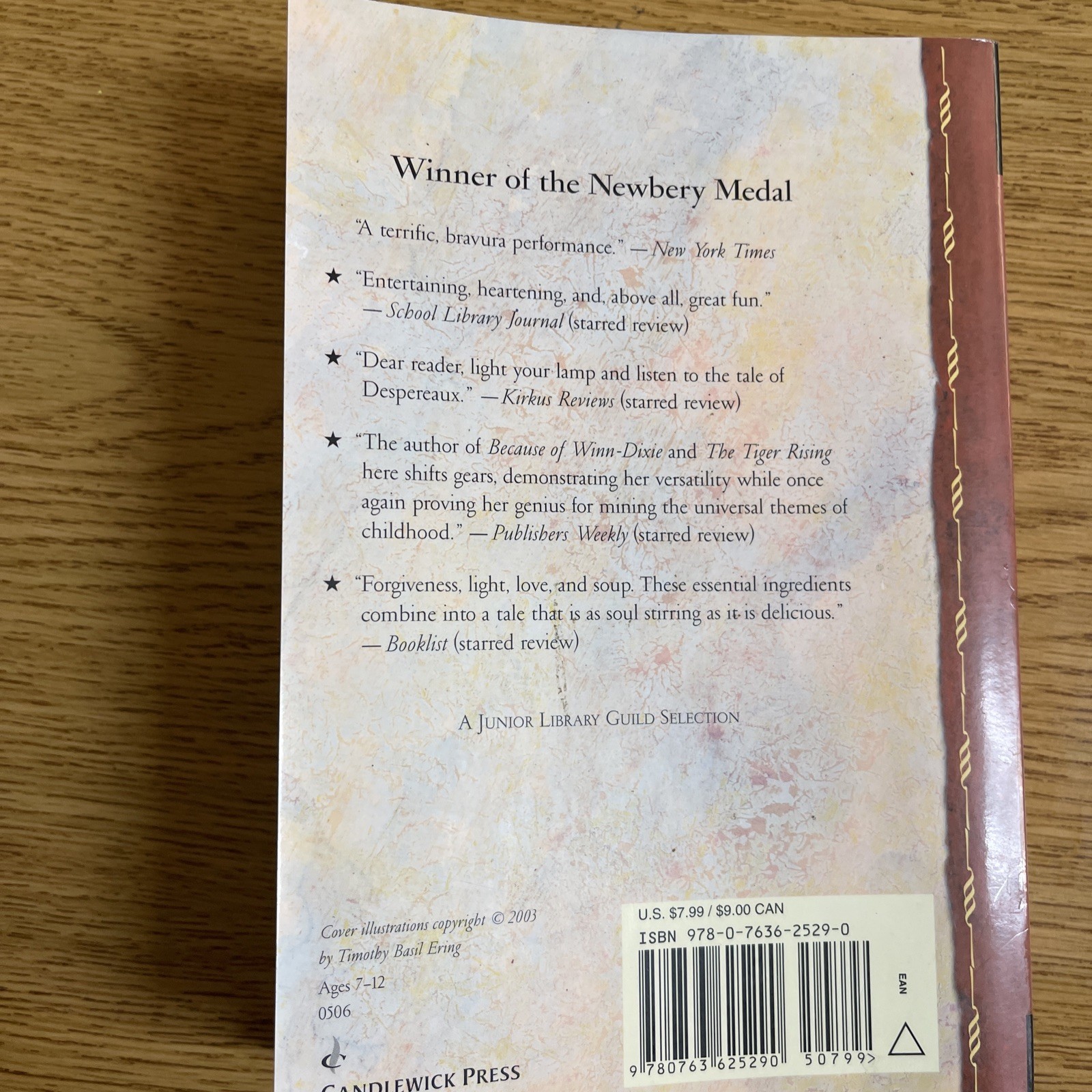 The Tale of Despereaux class set 16 Kate DiCamillo Newbery guided reading lot