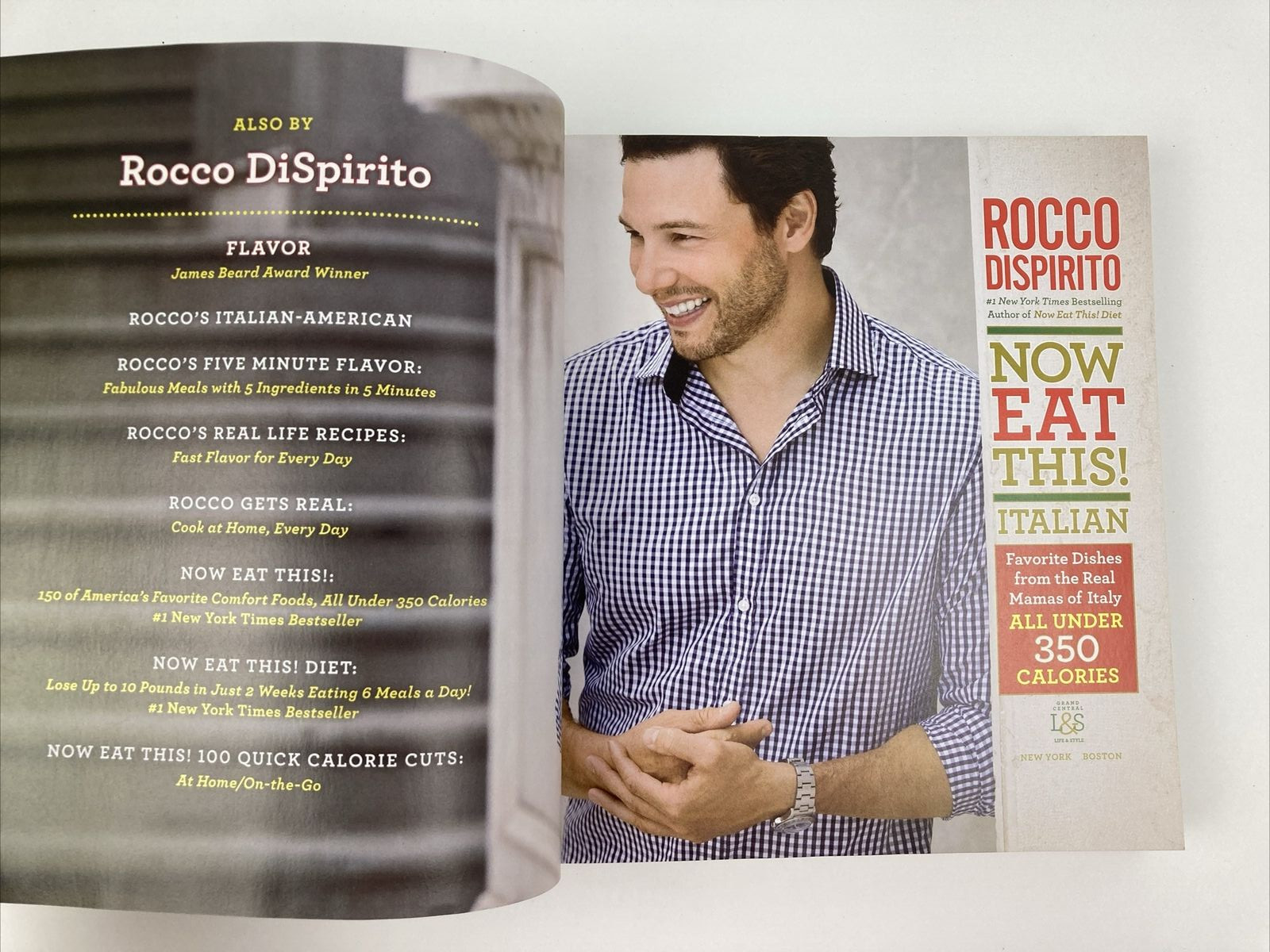 Rocco Dispirito Now Eat This! Italian Favorite Dishes from Real Mamas – SIGNED