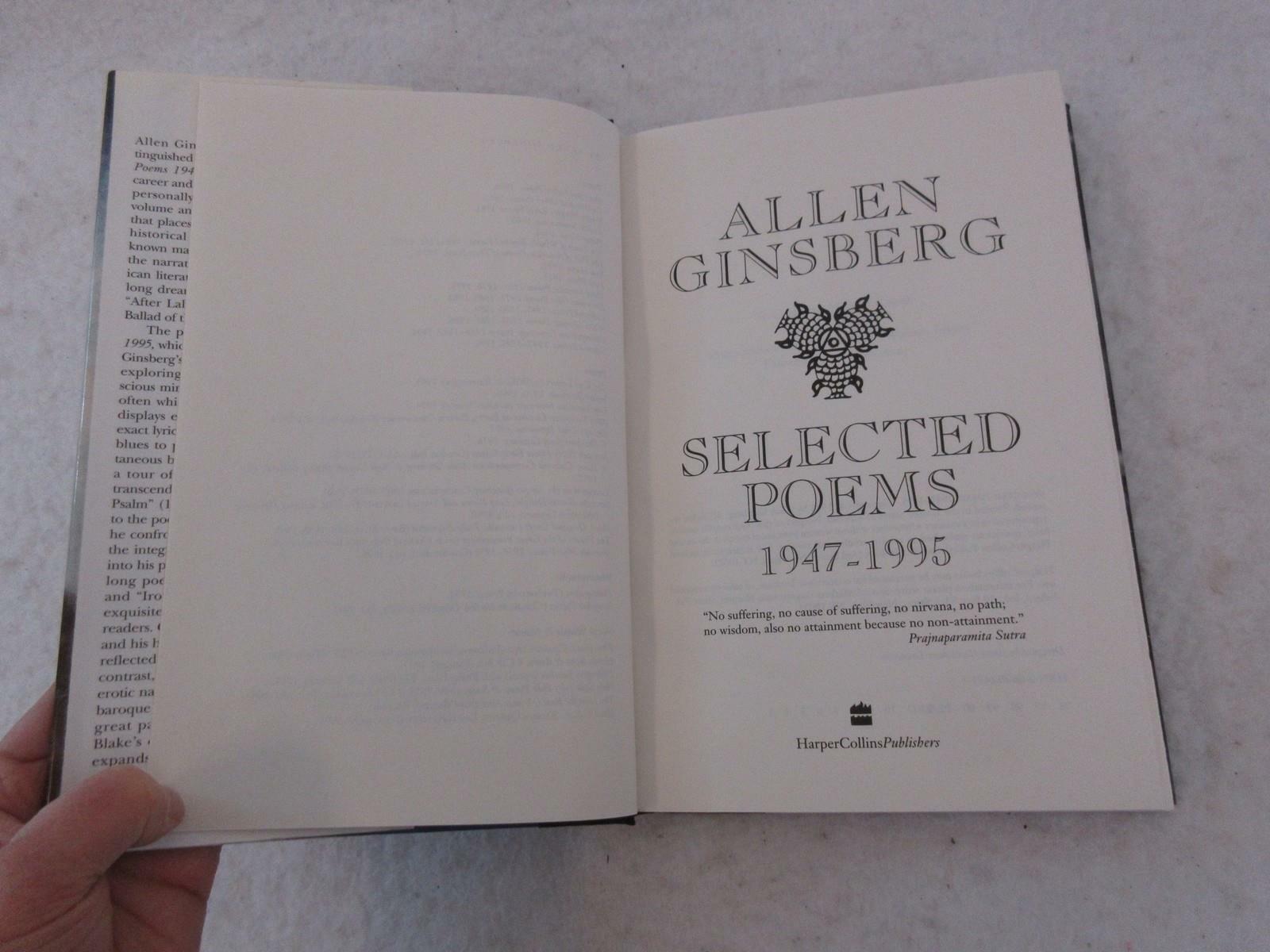 ALLEN GINSBERG Selected Poems 1947-1995 HarperCollins 1996 3rd Printing