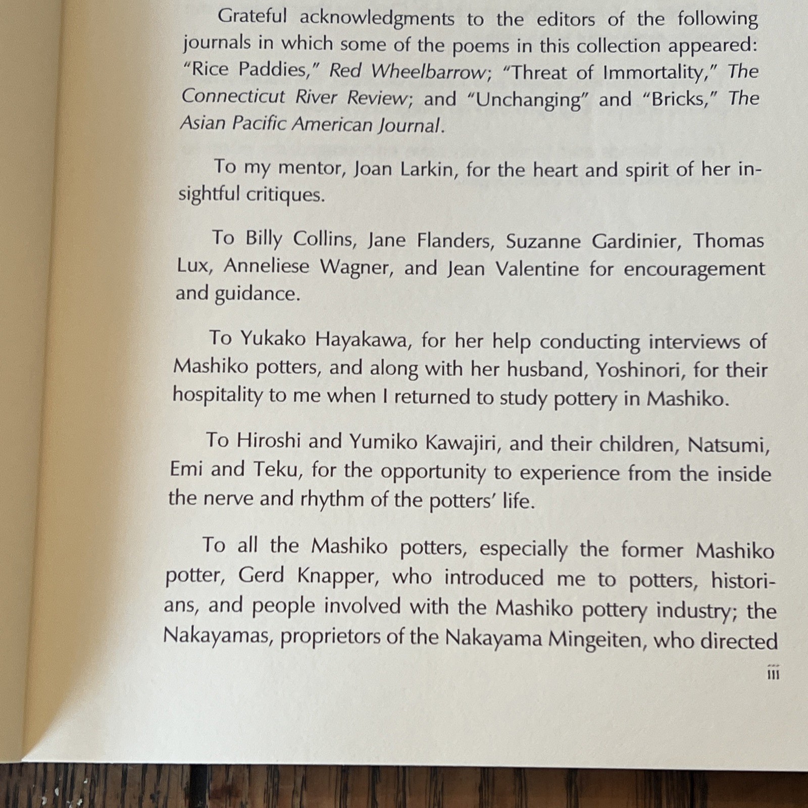 Shards Mashiko Poetry by Ann Holmes