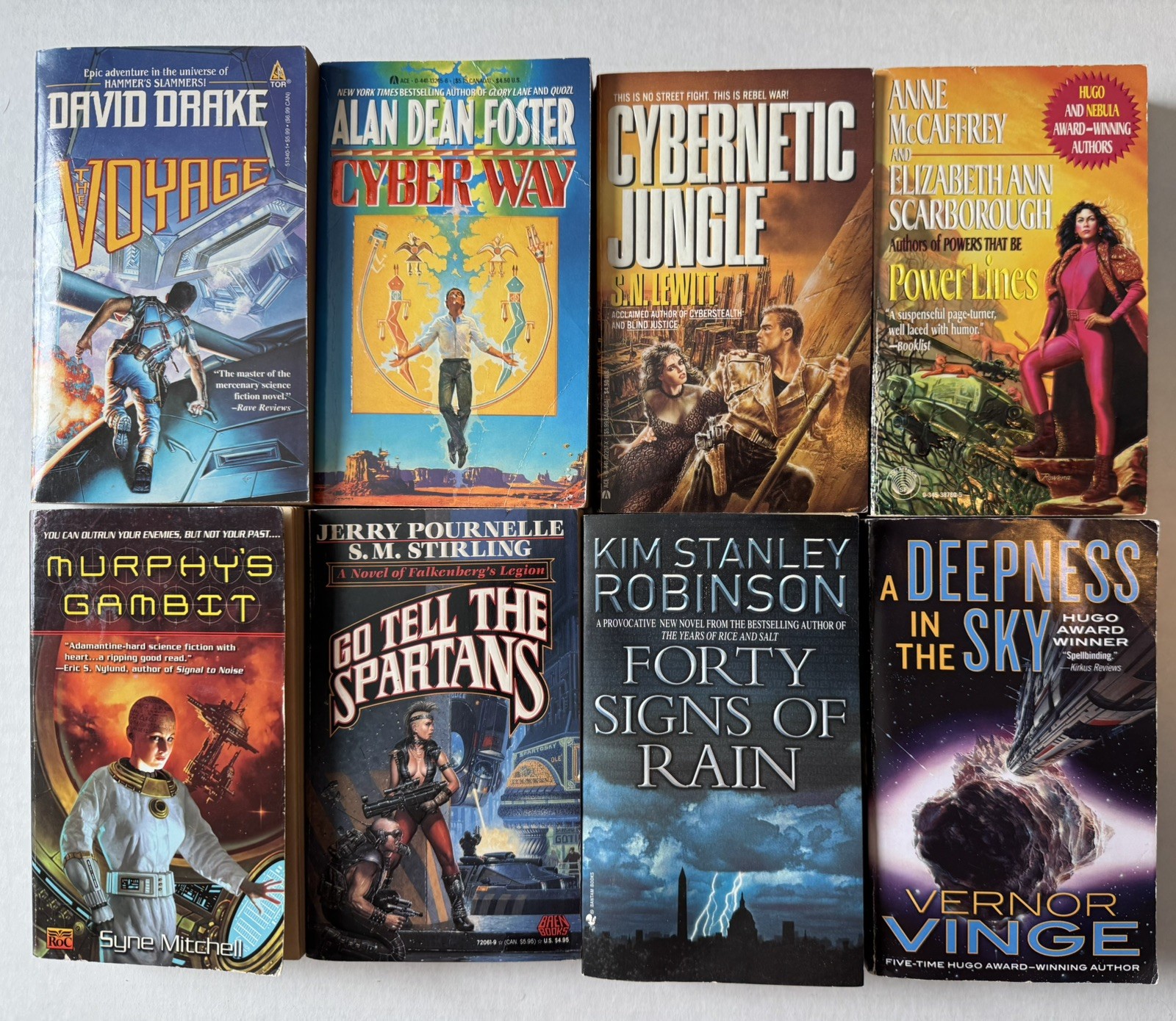 24 bk lot Science Fiction/Fantasy Novels 1990s-2000s Benford Dickson McCaffrey B