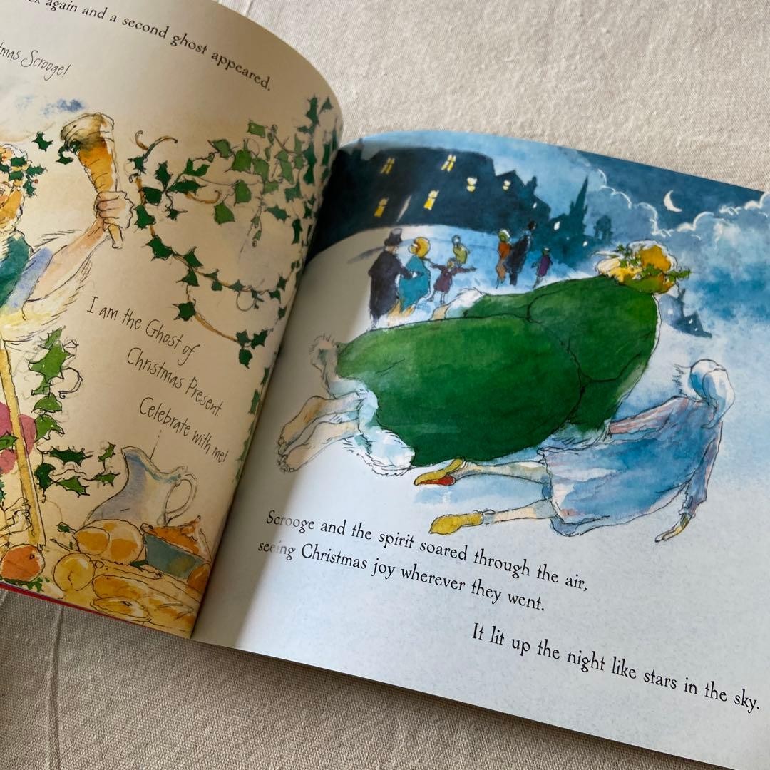 A Christmas Carol Picture Book Alan Marks 2015 Usborne 9.9in Illustrated