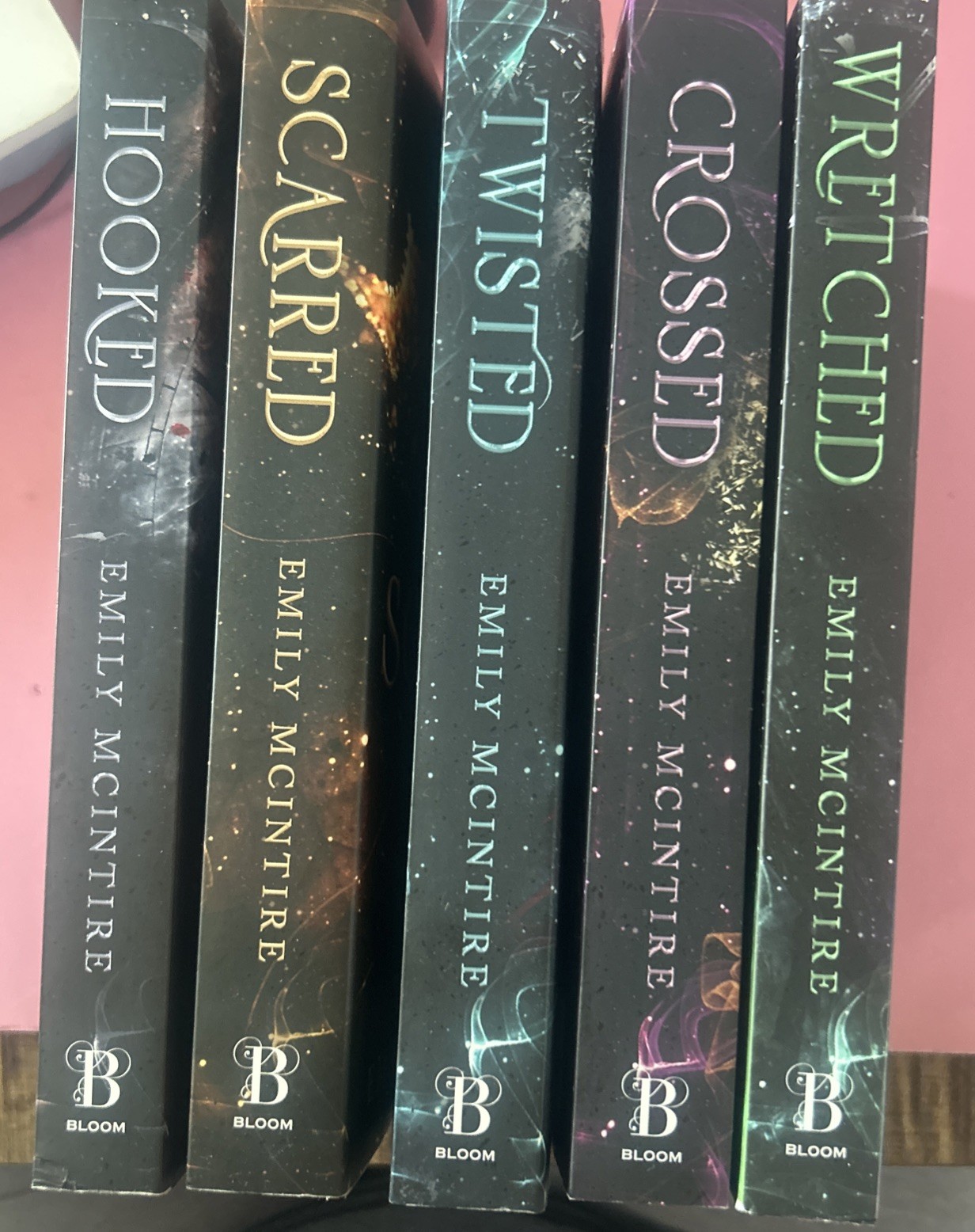 Emily McIntire Never After 5 PB Lot Hooked Scarred Twisted Wretched Crossed