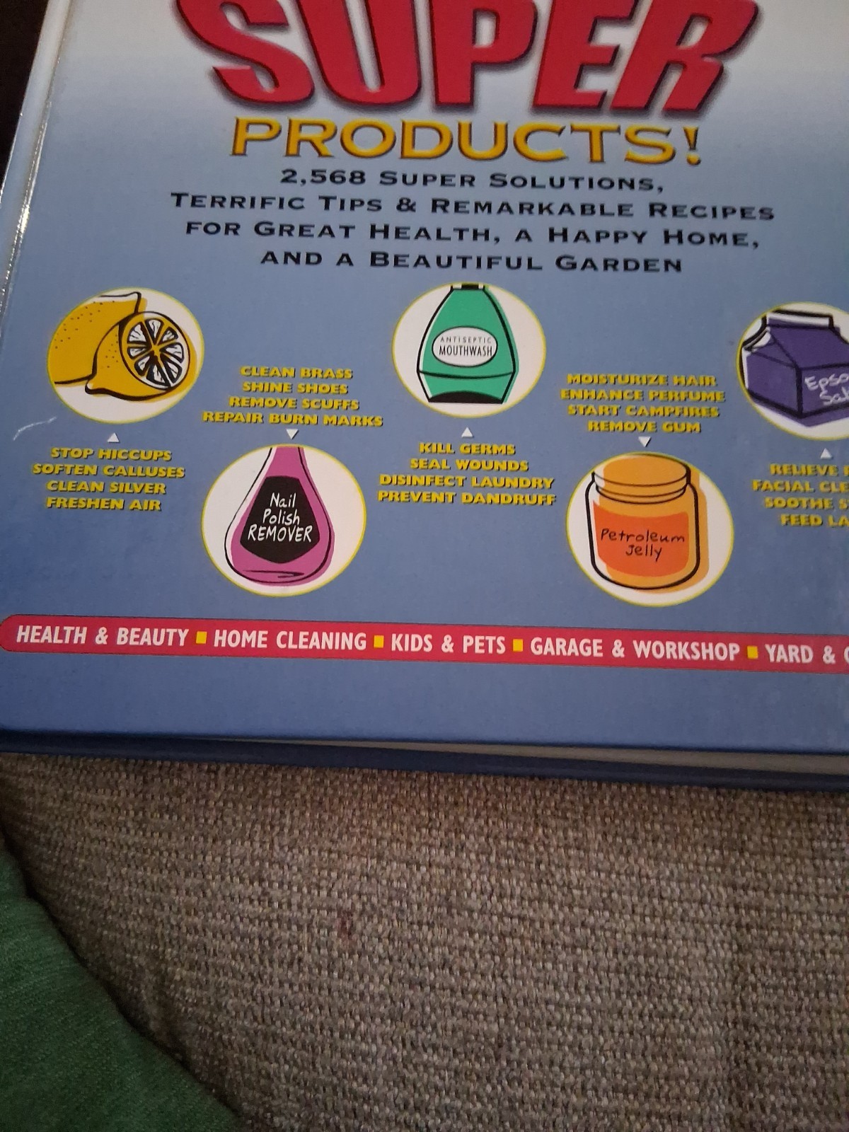 Jerry Baker’s Supermarket Super Products!: 2,568 Super Solutions, NEW