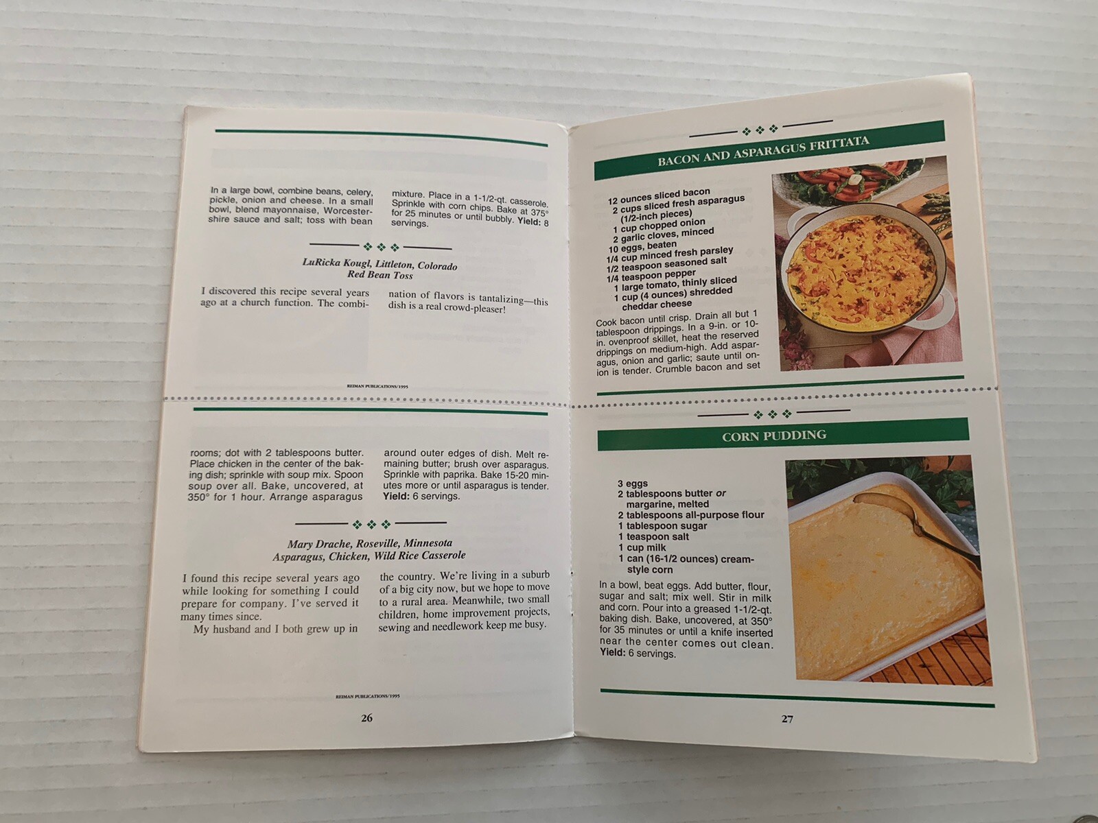 Vintage The Country Cooking Recipe Collection Cookbook Vegetable Dishes 34 Pages