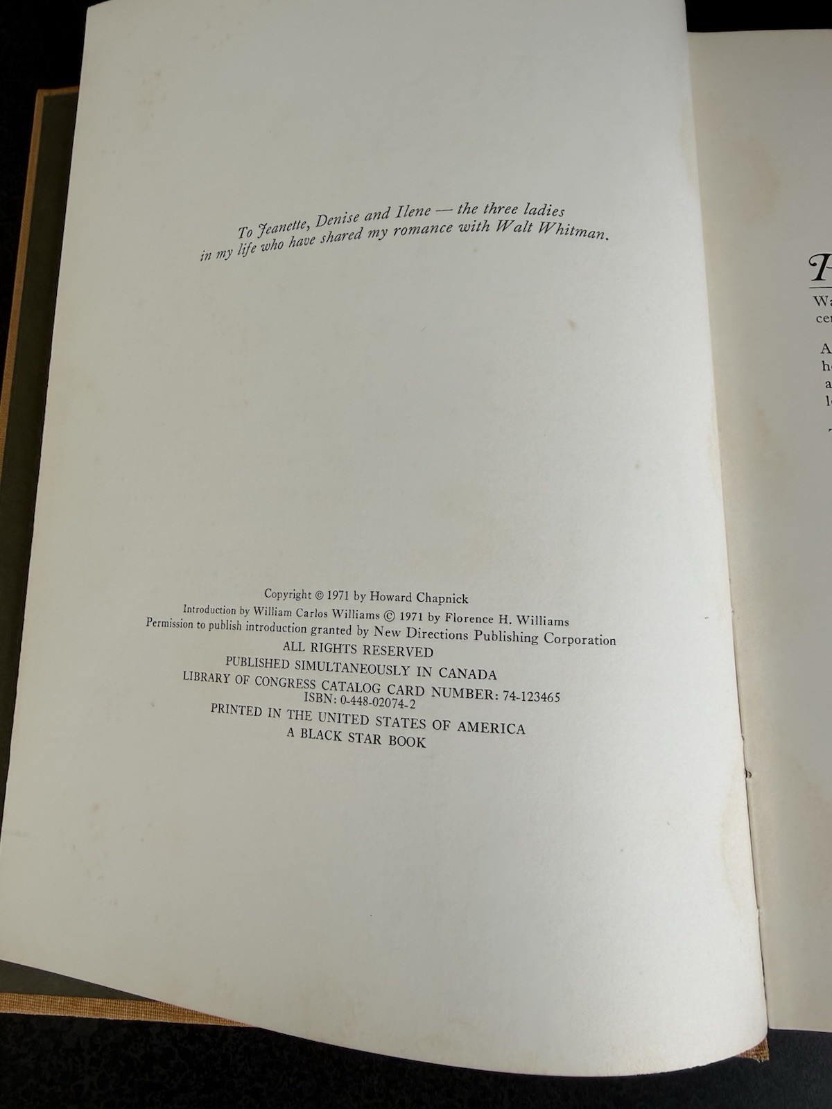 The Illustrated Leaves of Grass Walt Whitman (Hardcover, 1971)