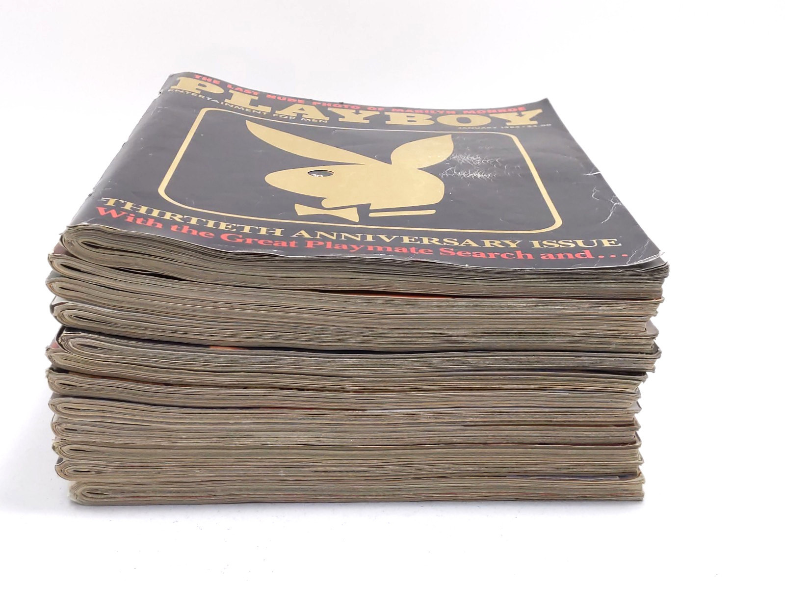 12 Playboy Magazine 1984 Vintage W/ Centerfolds Full Year
