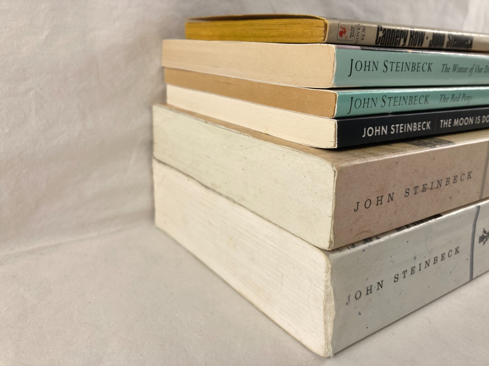 6 John Steinbeck East of Eden Grapes of Wrath Cannery Row (Ephemera) +3 More PBs