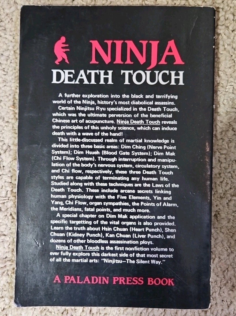 NINJA DEATH TOUCH By Ashida Kim 1983 Paperback Paladin Press