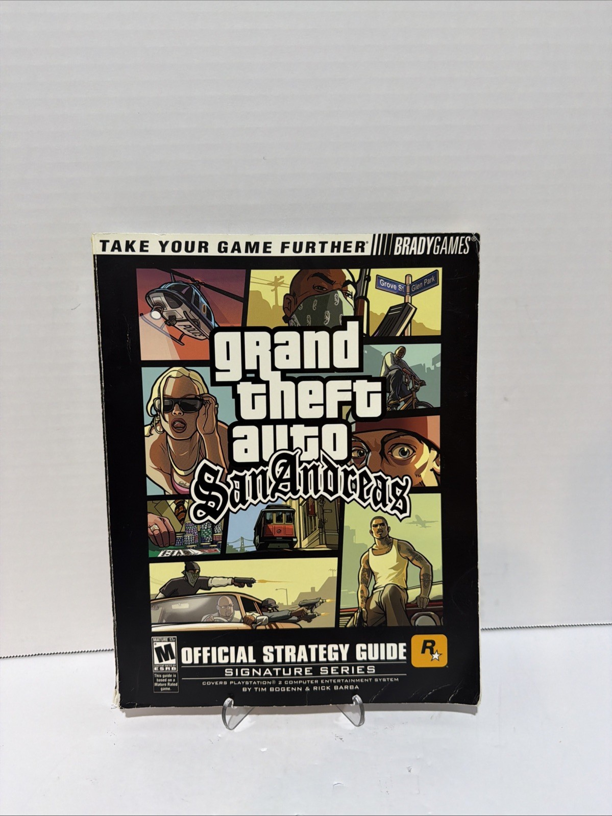 Grand Theft Auto San Andreas Official Strategy Guide BradyGames 2004 PS2