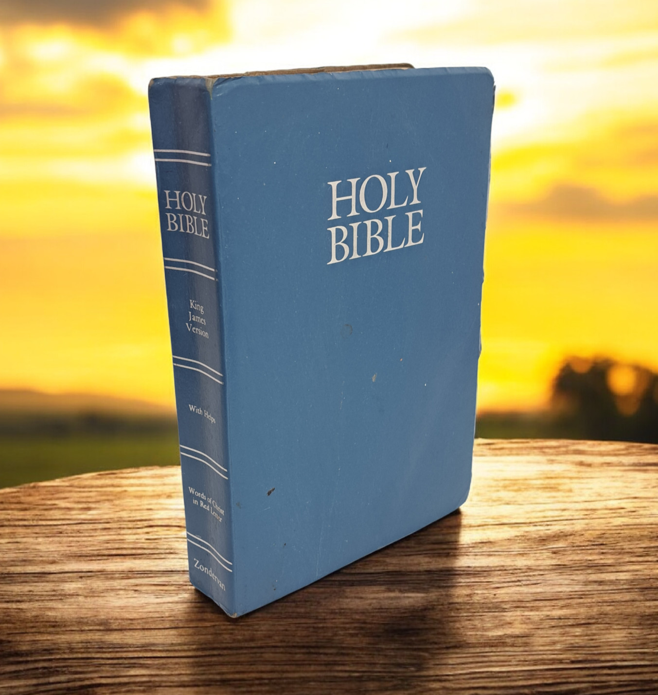 Holy Bible KJV Words of Christ in Red References, Bonded Leather, 1962 Zondervan