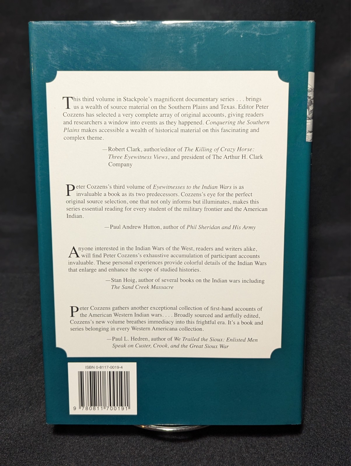 Eyewitnesses to the Indian Wars 1865-1890 Complete 5 Volume Set Peter Cozzens HC