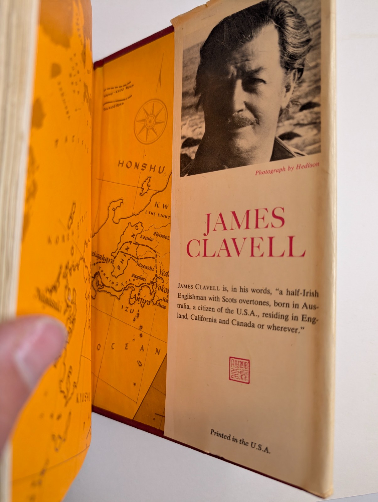 1975 SHOGUN A Novel of Japan James Clavell Hardcover Book Club Vol 2 Vtg Samurai