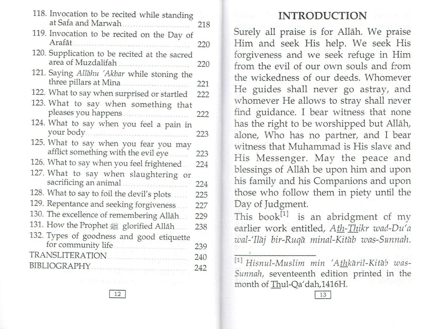 8 Pack Fortress Of Muslim Invocations from the Quran & Sunnah Pocket size