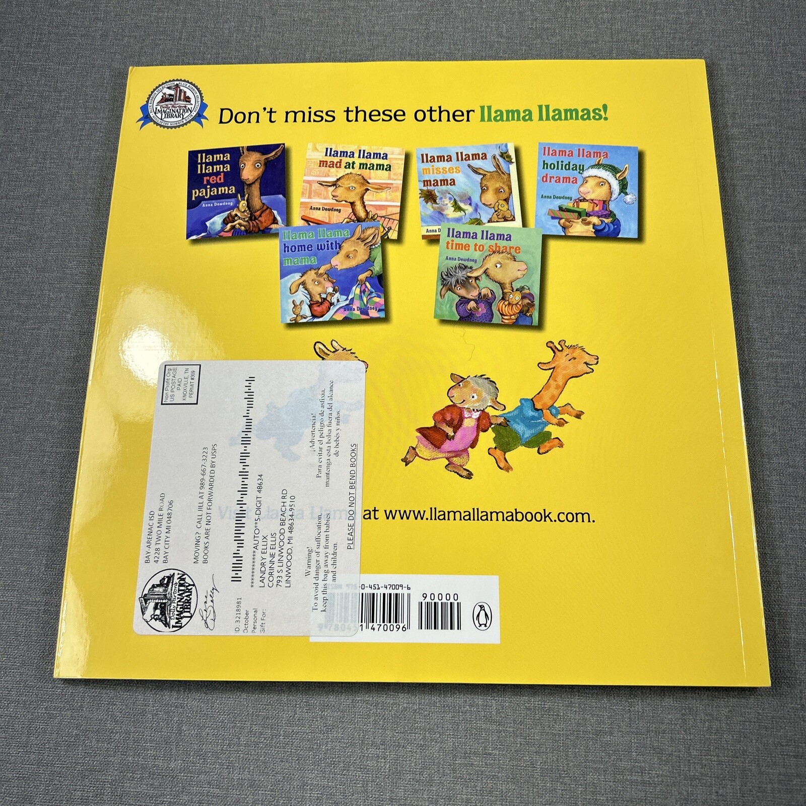 Imagination Library Bunny Silly Goose Pup and Bear Llama 5 Paperback Book Lot