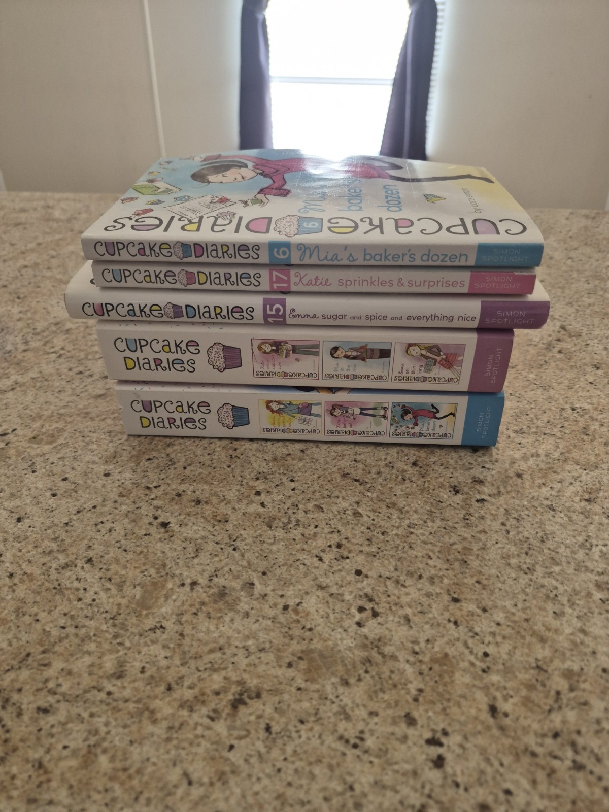 Cupcake Diaries Books Lot Of 5. Good Condition