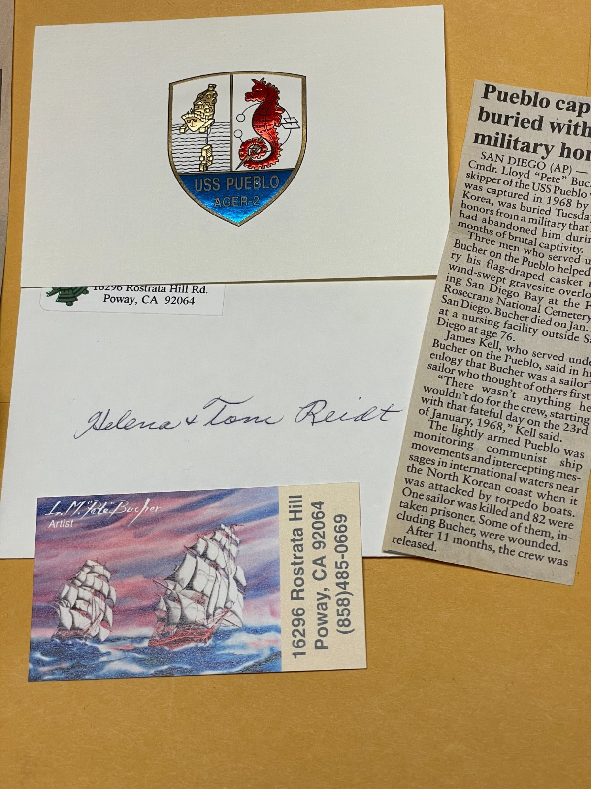 SIGNED / LLOYD M ‘PETE’ BUCHER MY STORY / USN Captain USS Pueblo 1st Print+ More