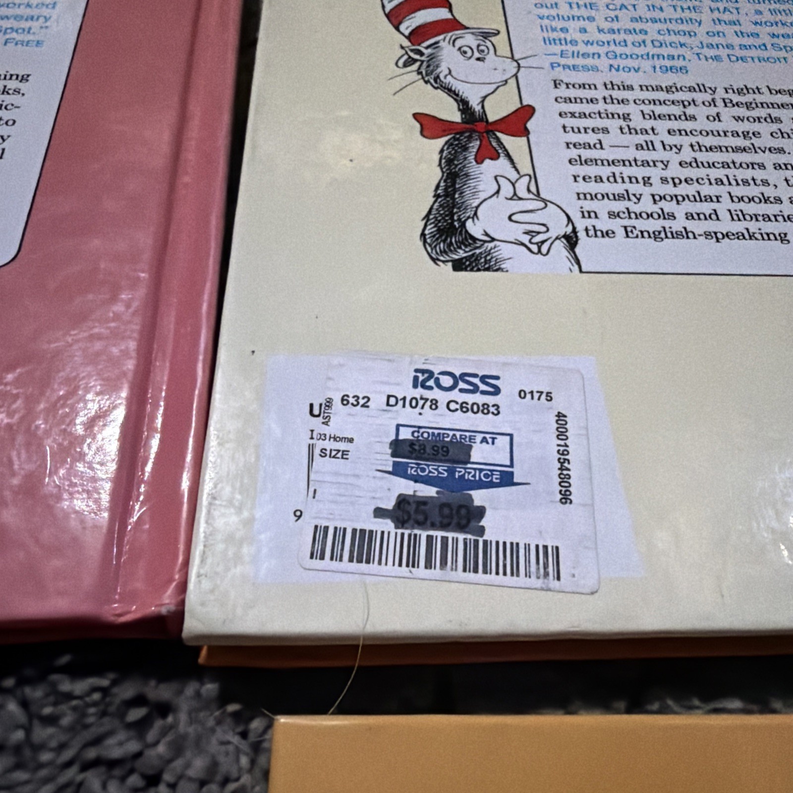 Lot Of 11 Vintage Dr Suess Hardcover Books 1960-1993 Wocket in My Pocket