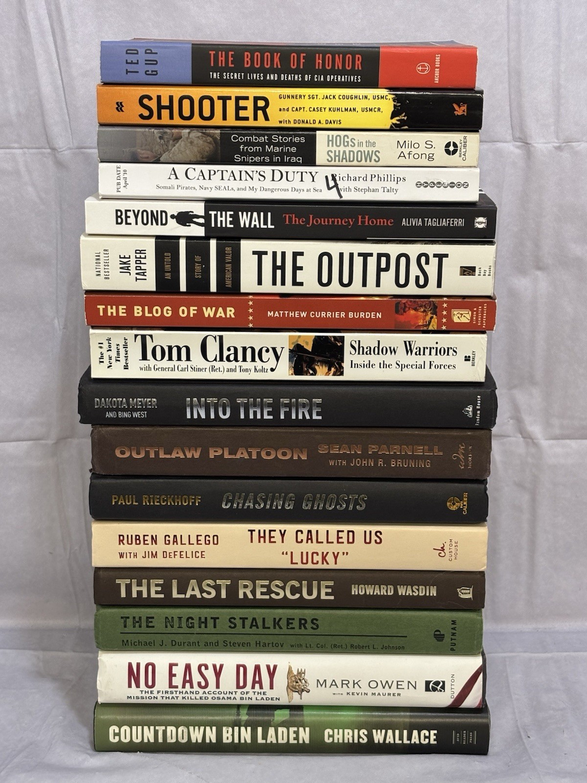 IRAQ Afghanistan US Military Book Collection Hardcover Vintage Mixed Lot War