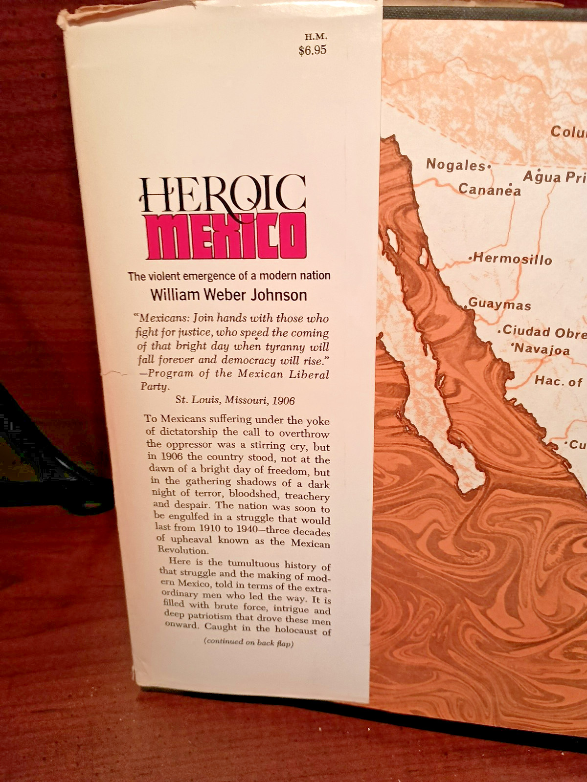 Heroic Mexico By William Weber Johnson 1st Edition.Signed. Hardback