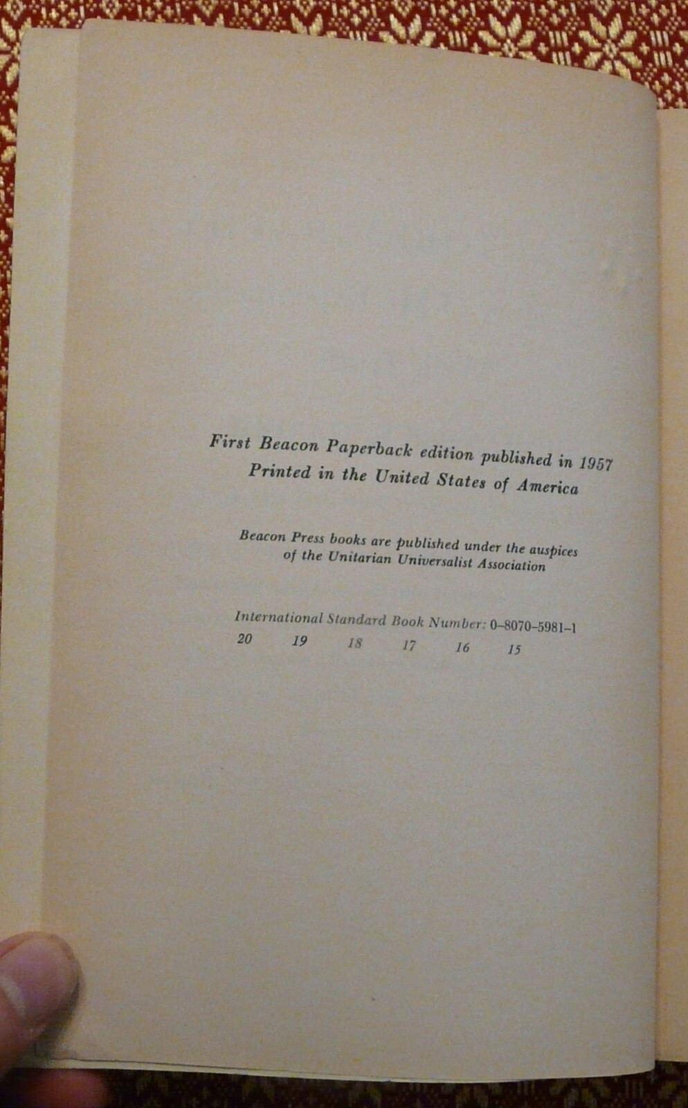 Mohandas K Gandhi An Autobiography Beacon PB 1957 Indian History