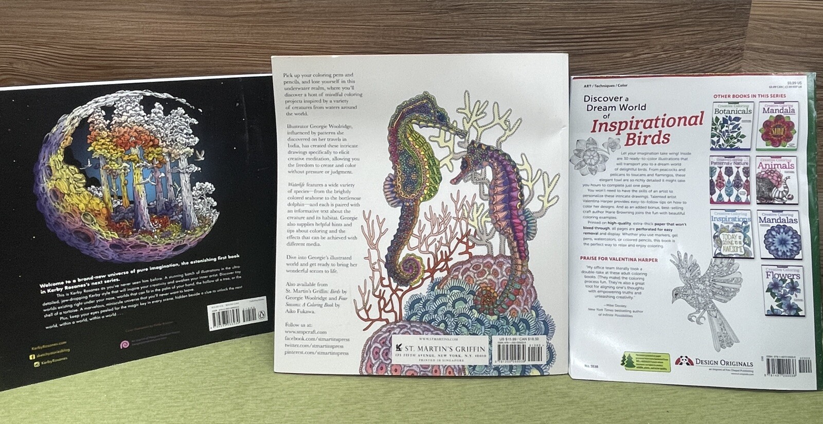 Mindful Relaxation Coloring Books Lot Of 3
