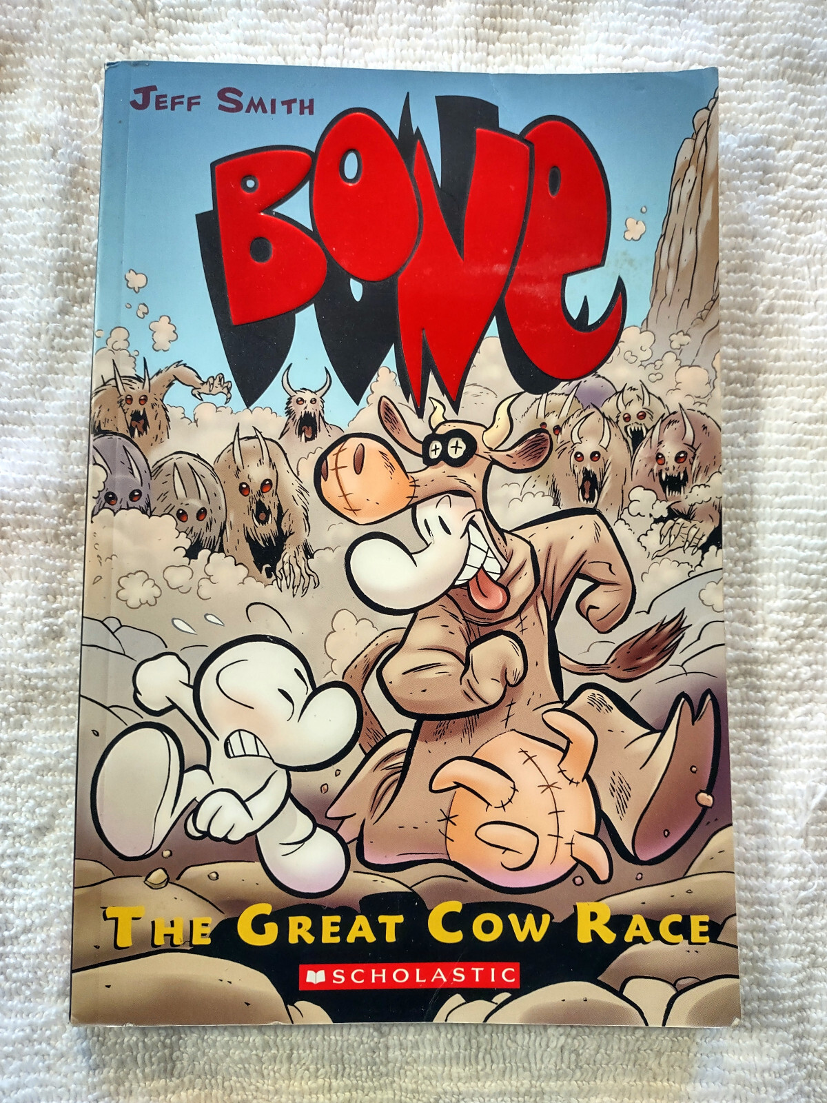 Bone: The Great Cow Race. Scholastic Books. 132 Pages.