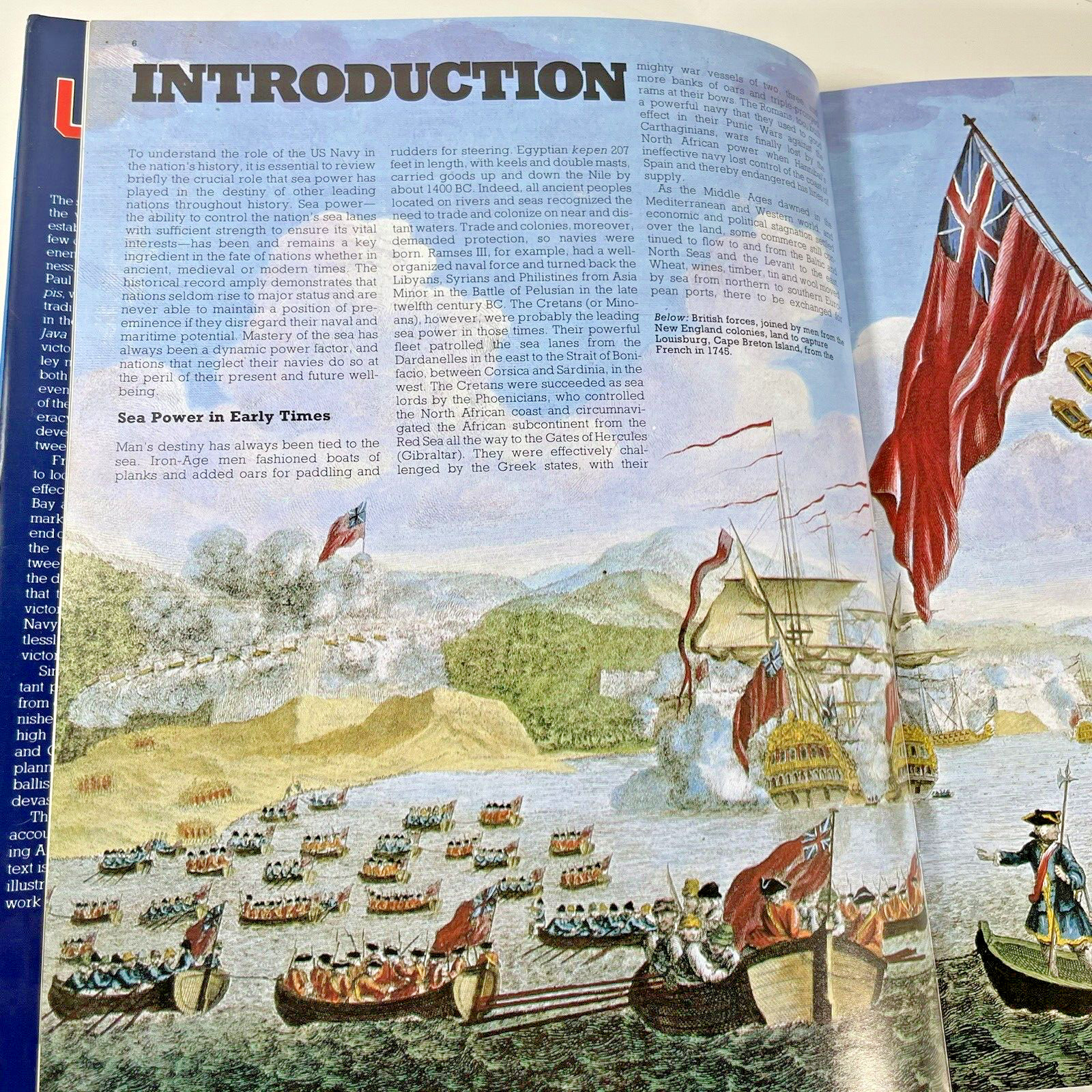 History of the US Navy by James M Morris 1985 Hardcover/DJ Book 260 pages