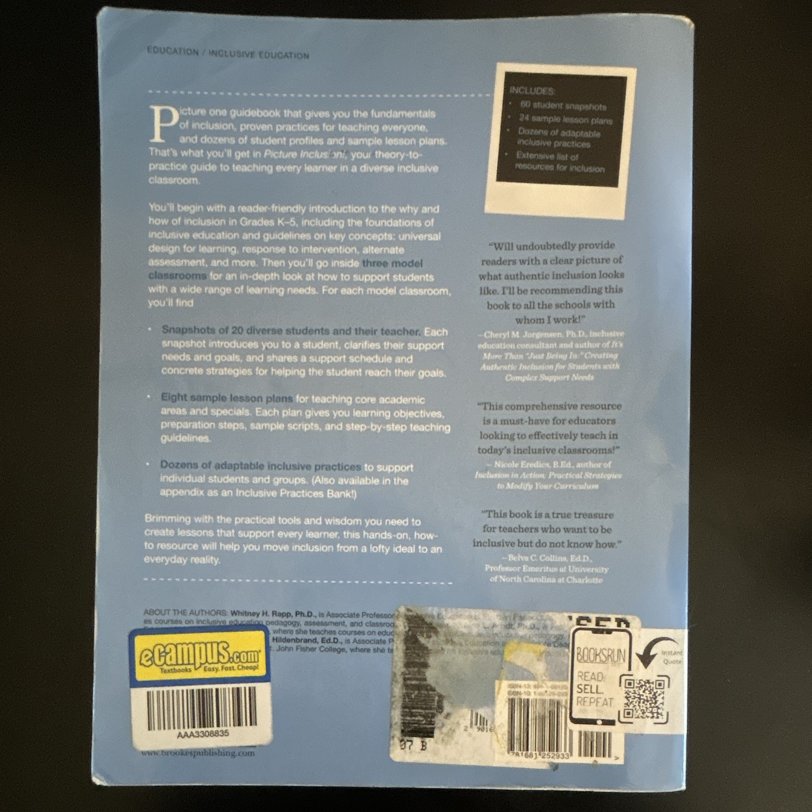 Picture Inclusion! Paperback Textbook Brookes Publishing Inclusive Education