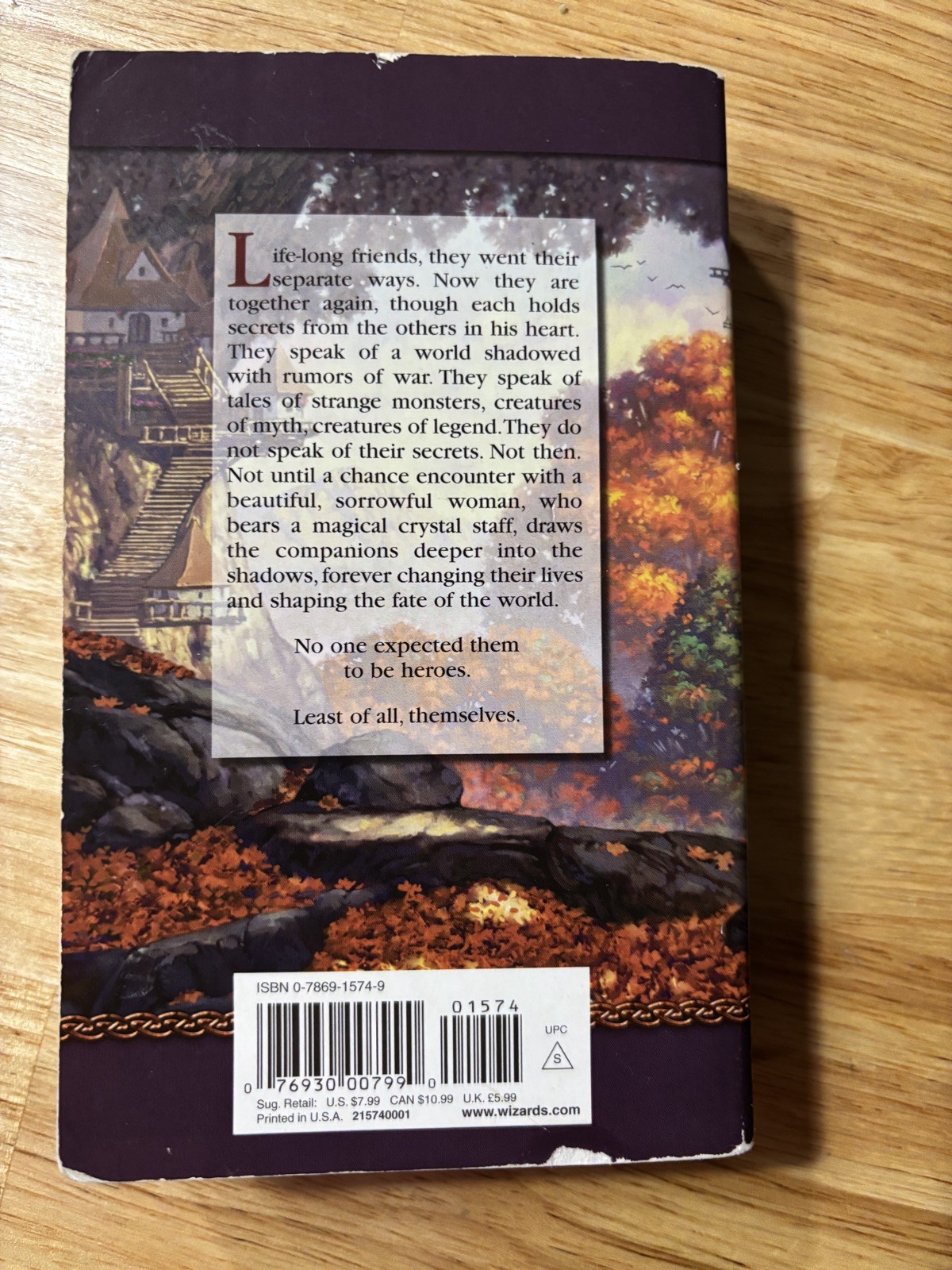 Dragons of Autumn Twilight : Dragonlance Chronicles 1st Edition 1984 Paperback