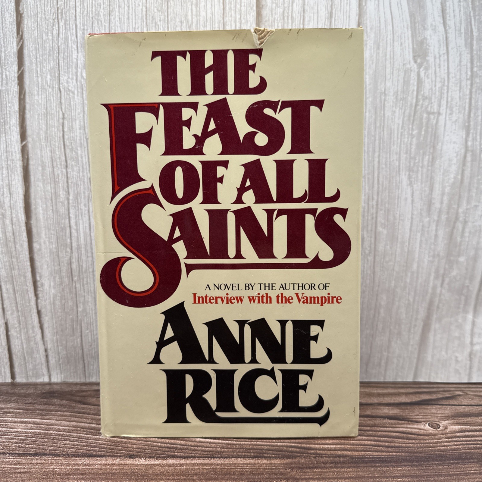 Anne Rice Feast of All Saints HC DJ 1979 First Edition First Printing Novel
