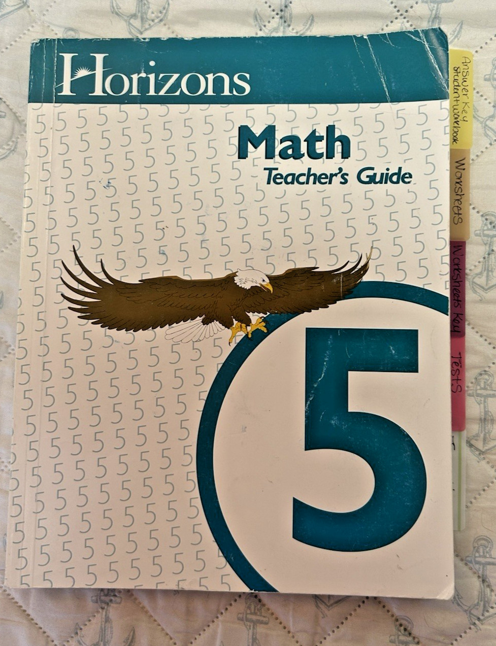 HORIZONS Math 5 Teacher’s Guide-Student Book 1 & 2-Homeschool-EUC-Set-5th Grade