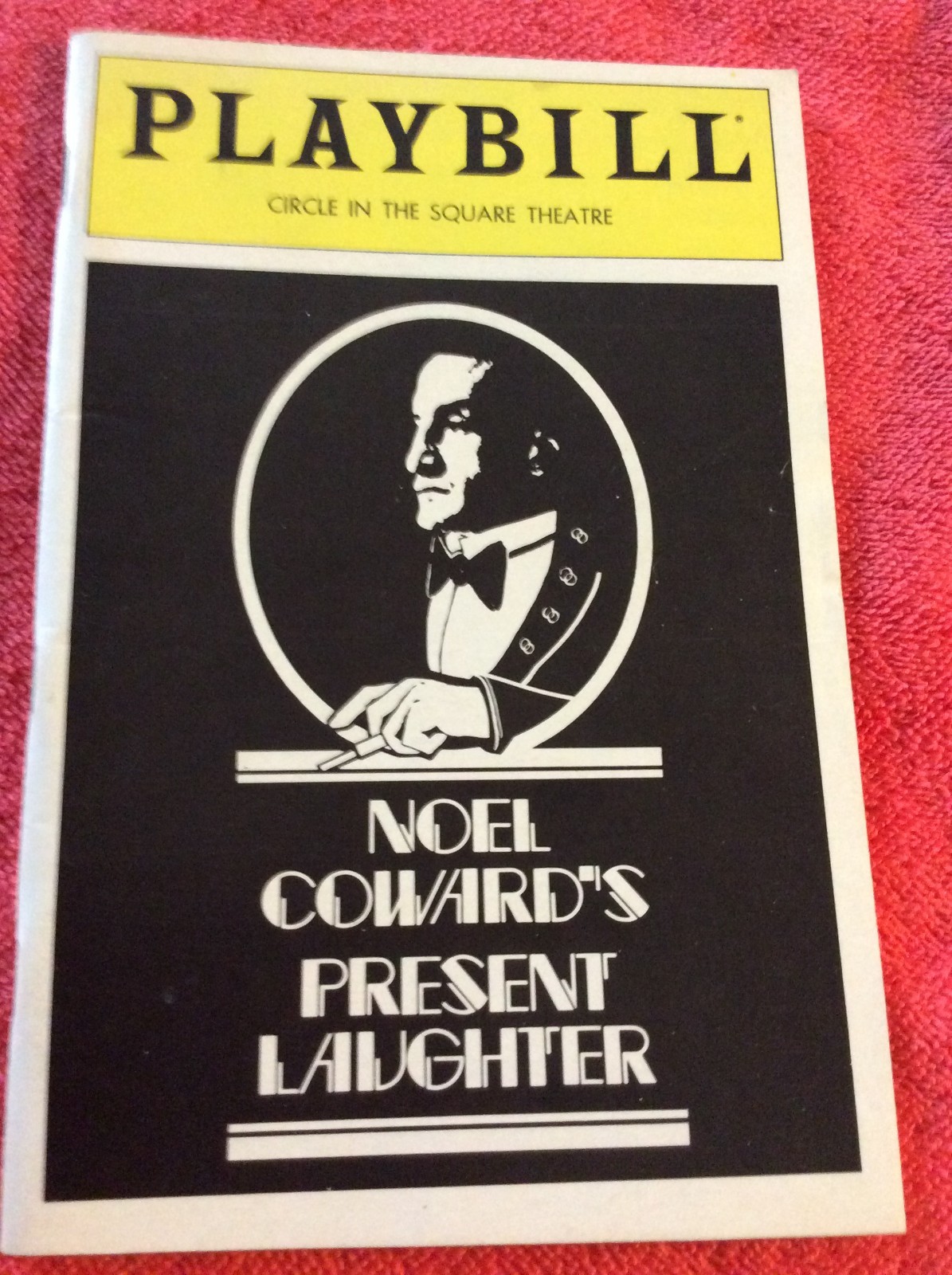 PLAYBILL NOEL COWARD’S PRESENT LAUGHTER 1982 GEORGE C. SCOTT KATE BURTON SIGNED